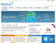 Tablet Screenshot of benelecinfotech.com